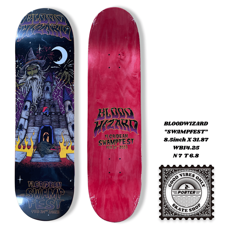 BLOODWIZARD “SWAMP FEST” 8.5 X 31.87 WB14.25