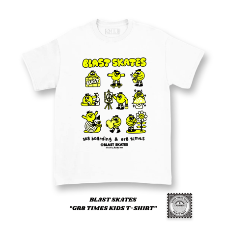 BLAST SKATES “GR8 TIMES KIDS T-SHIRT”