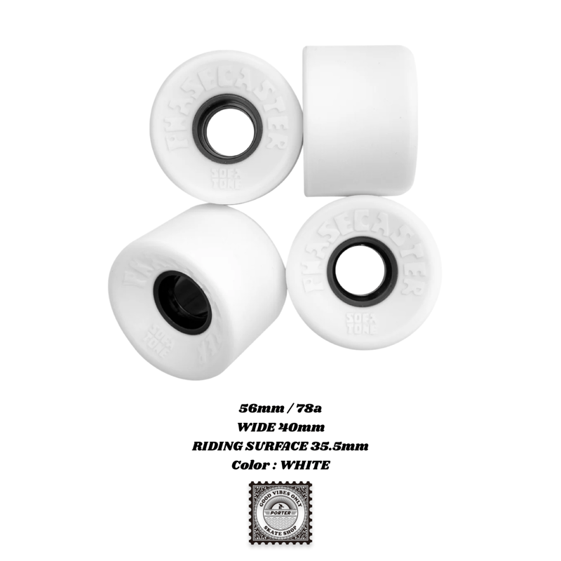スケートボード PHASECASTER - SOFA TONE 56MM - BLACK PHASECASTER “SOFA TONE” 56mm / 78a WIDE 40mm