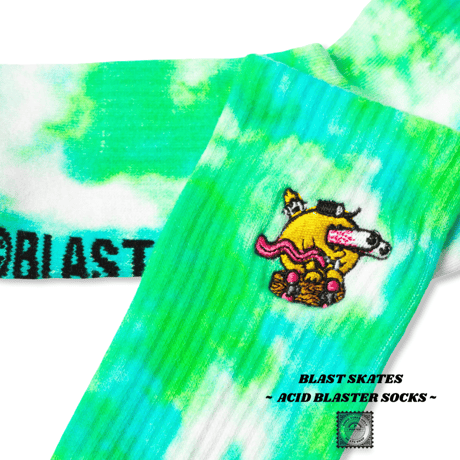 BLAST SKATES - ACID BLASTER SOCKS -