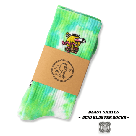 BLAST SKATES - ACID BLASTER SOCKS -