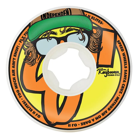 OJ WHEELS “ Raybourn Hat 2  ” Elite Hardline 55MM  99a WIDE 35mm RIDING SURFACE 24mm