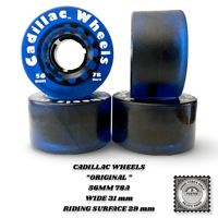 CADILLAC WHEELS "ORIGINAL" 56MM 78A WIDE 31 mm RIDING SURFACE 29 mm