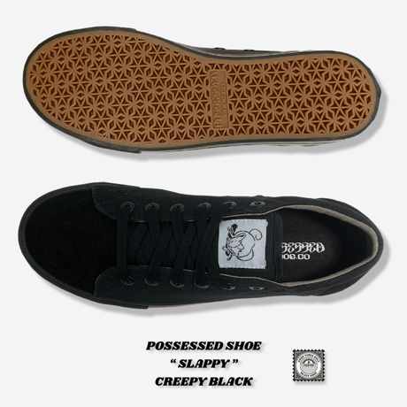 POSSESSED SHOE “ SLAPPY ” CREEPY BLACK