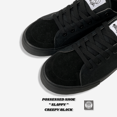 POSSESSED SHOE “ SLAPPY ” CREEPY BLACK
