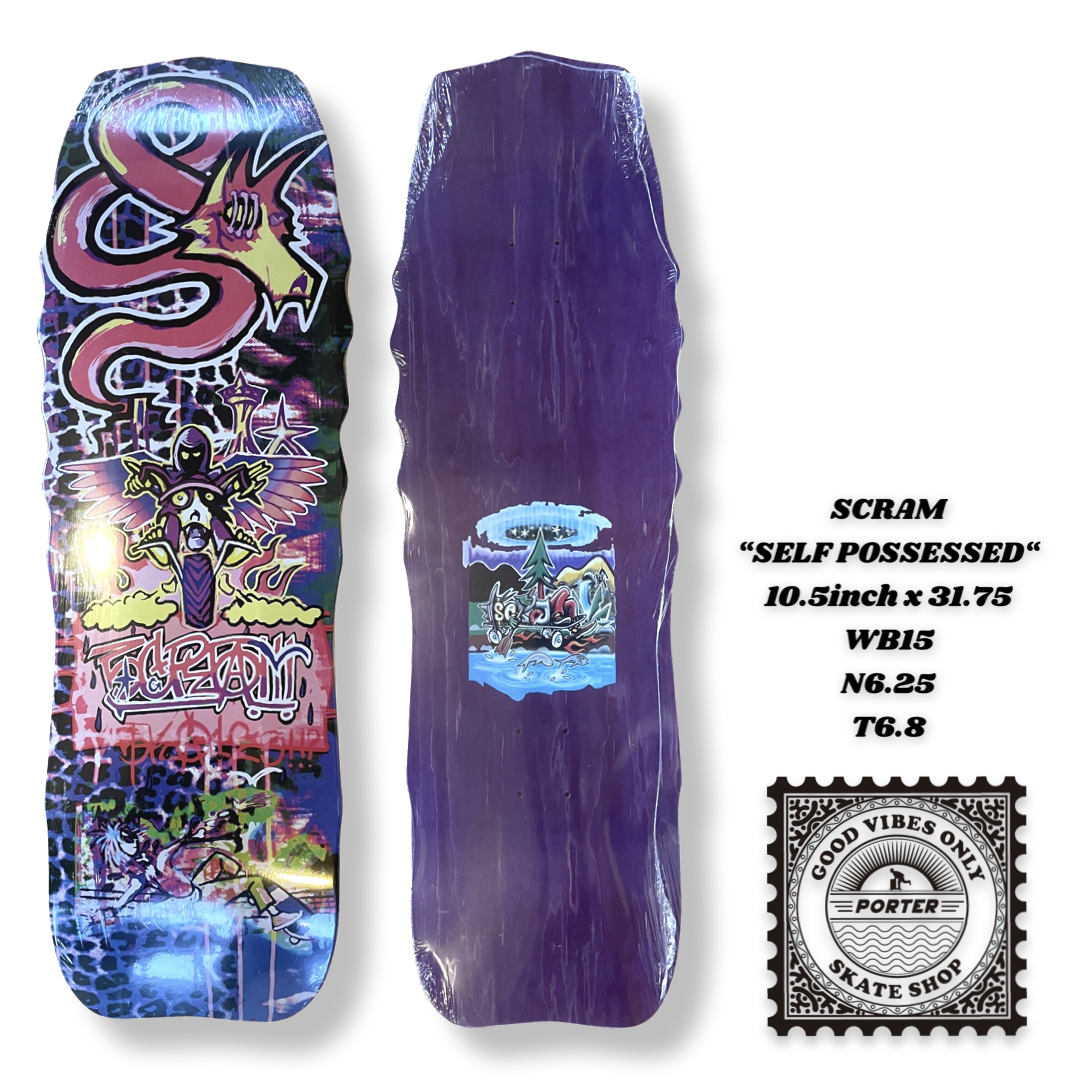 Scram self possessed 10.25x32 WB15 スケートボード 