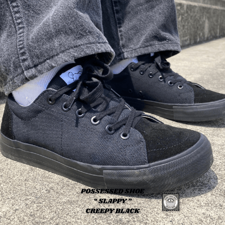 POSSESSED SHOE “ SLAPPY ” CREEPY BLACK