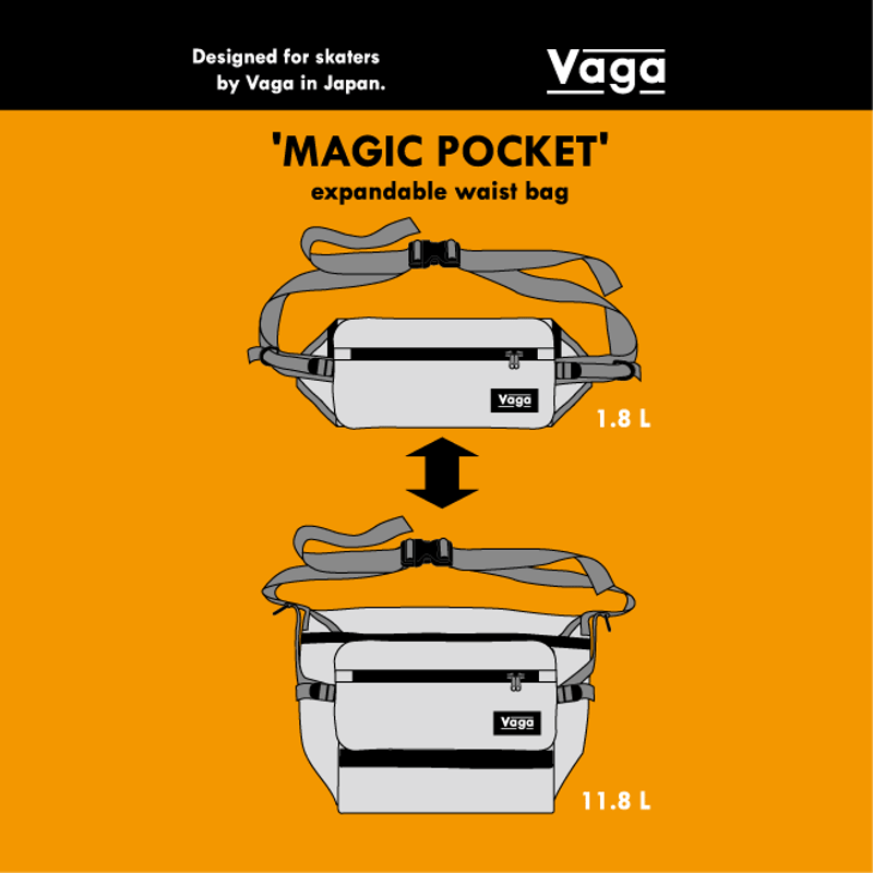 スケートボード Vaga Magic pocket Camel VAGA BAG バガ バッグ MAGIC POCKET 2G CAMEL スケートボード