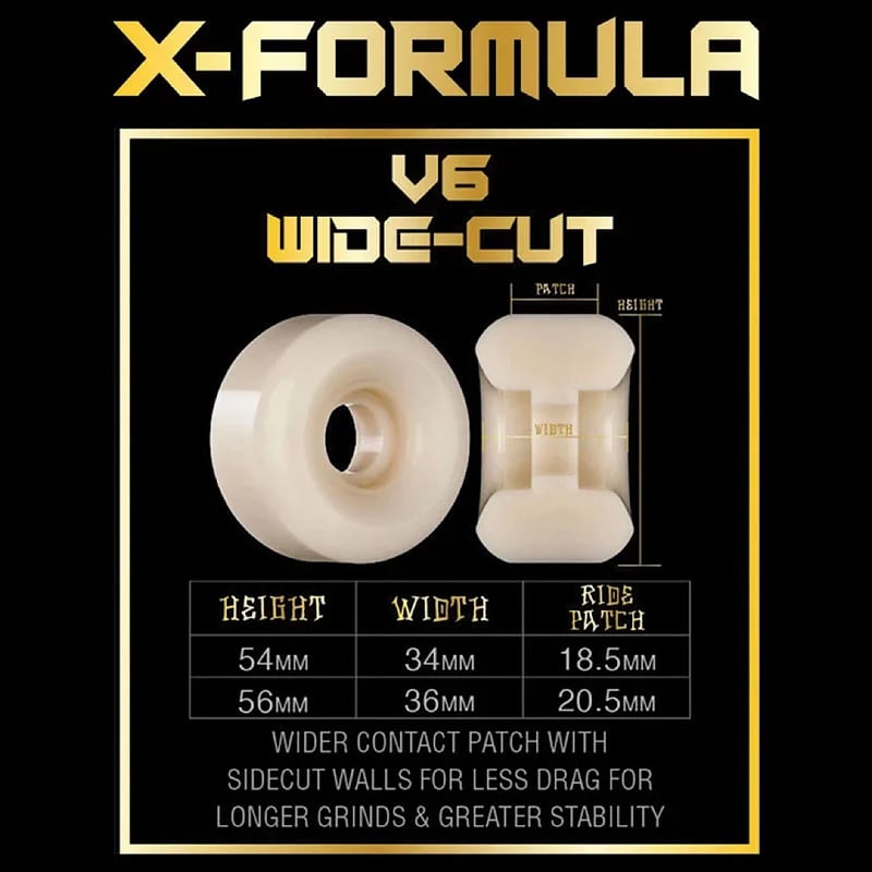BONES WHEELS X-FORMULA “ DIAL OF DESTINY ”V5 WI