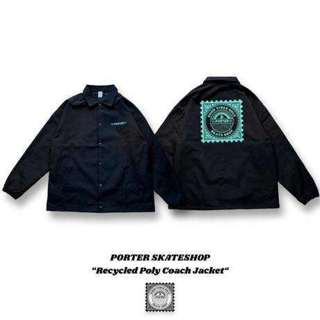 PORTER SKATESHOP "Recycled Poly Coach Jacket"