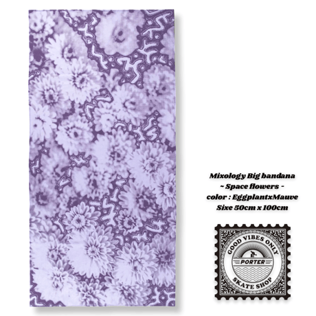 Mixology Big bandana ~ Space flowers ~