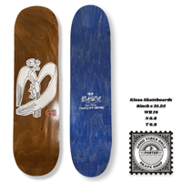 Kissa Skateboards “Peace & Love Delivery” 8inch x 31.25 WB 14 N 6.8 T 6.8