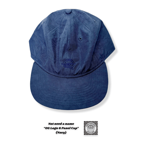 Not need a name "OG Logo 6 Panel Cap" (Navy)