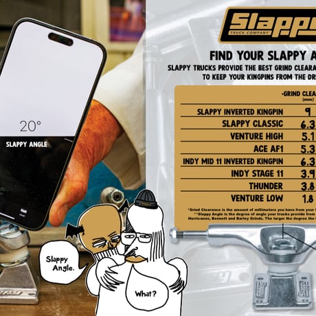 SLAPPY TRUCKS  -ST1- CLASSIC  9.25