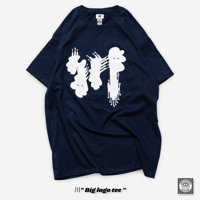 川　“Big logo tee” 紺