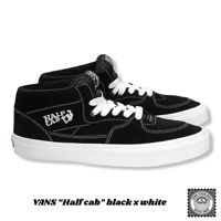 VANS “Half cab” black x white