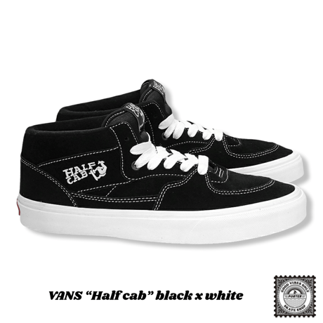 VANS “Half cab” black x white