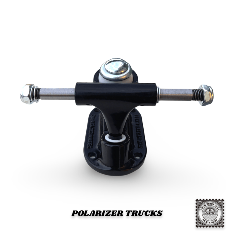 POLARIZER TRUCKS BLACK | PORTER SKATE SHOP