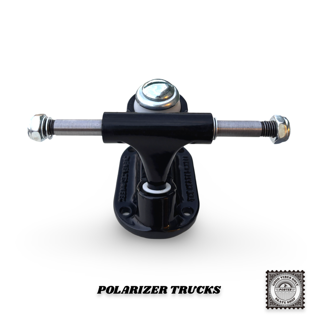 POLARIZER TRUCKS BLACK | PORTER SKATE SHOP