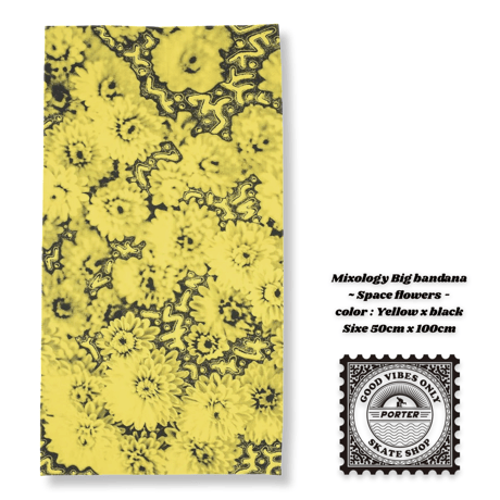 Mixology Big bandana ~ Space flowers ~