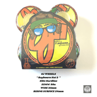 OJ WHEELS “ Raybourn Hat 2  ” Elite Hardline 55MM  99a WIDE 35mm RIDING SURFACE 24mm