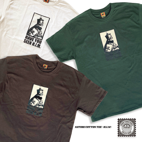 SATORI COTTON TEE -H.I.M- FOREST