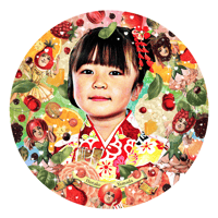 Roundcollage【大】No.005「トロピカル・ガールズ」