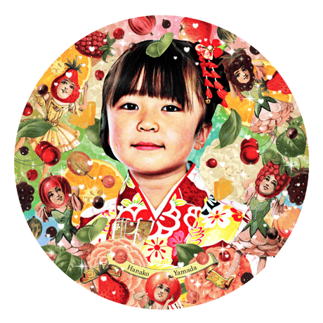 Roundcollage【大】No.005「トロピカル・ガールズ」