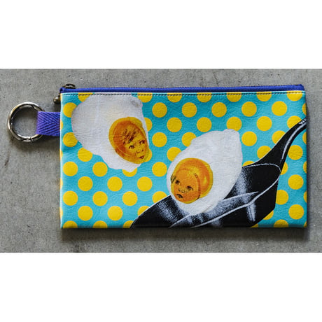 フラットポーチ「Egg sisters」