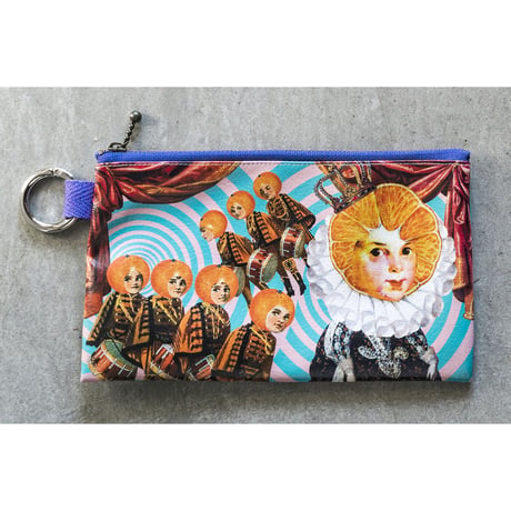 フラットポーチ「Princess Orange and the soldiers」