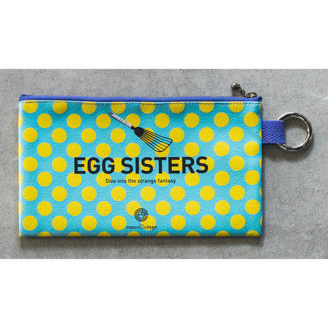 フラットポーチ「Egg sisters」
