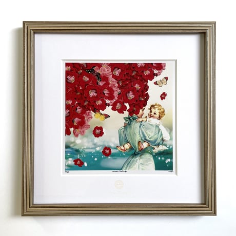 【30角絵画用の額縁】木製額　茶色