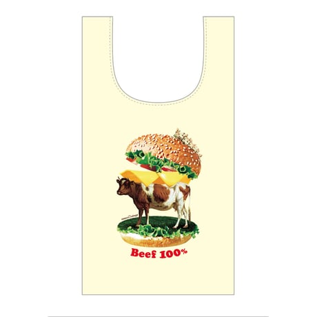 マルシェバッグ「Beef 100%」