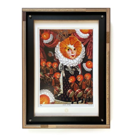 【A3絵画用の額縁】オリジナル木製額　黒