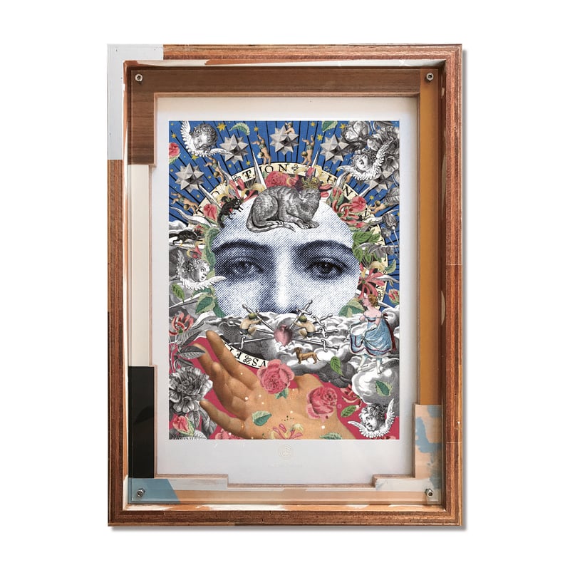 フレーム　(額縁)　 絵画　作品詳細不明 フレームギャラリー《製作実績》｜【額縁のオーダー・製作・販売