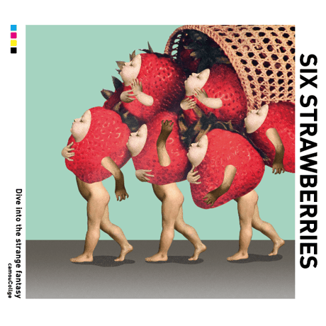 トートバッグ「Six strawberries」