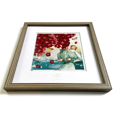 【30角絵画用の額縁】木製額　茶色
