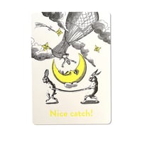特厚口カード「Nice catch!」