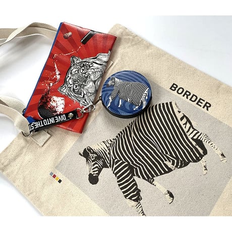 ラウンドポーチ「Border」