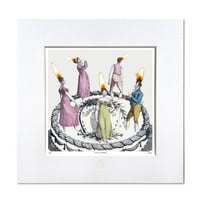 No.0057「Five candles 」5本のロウソク