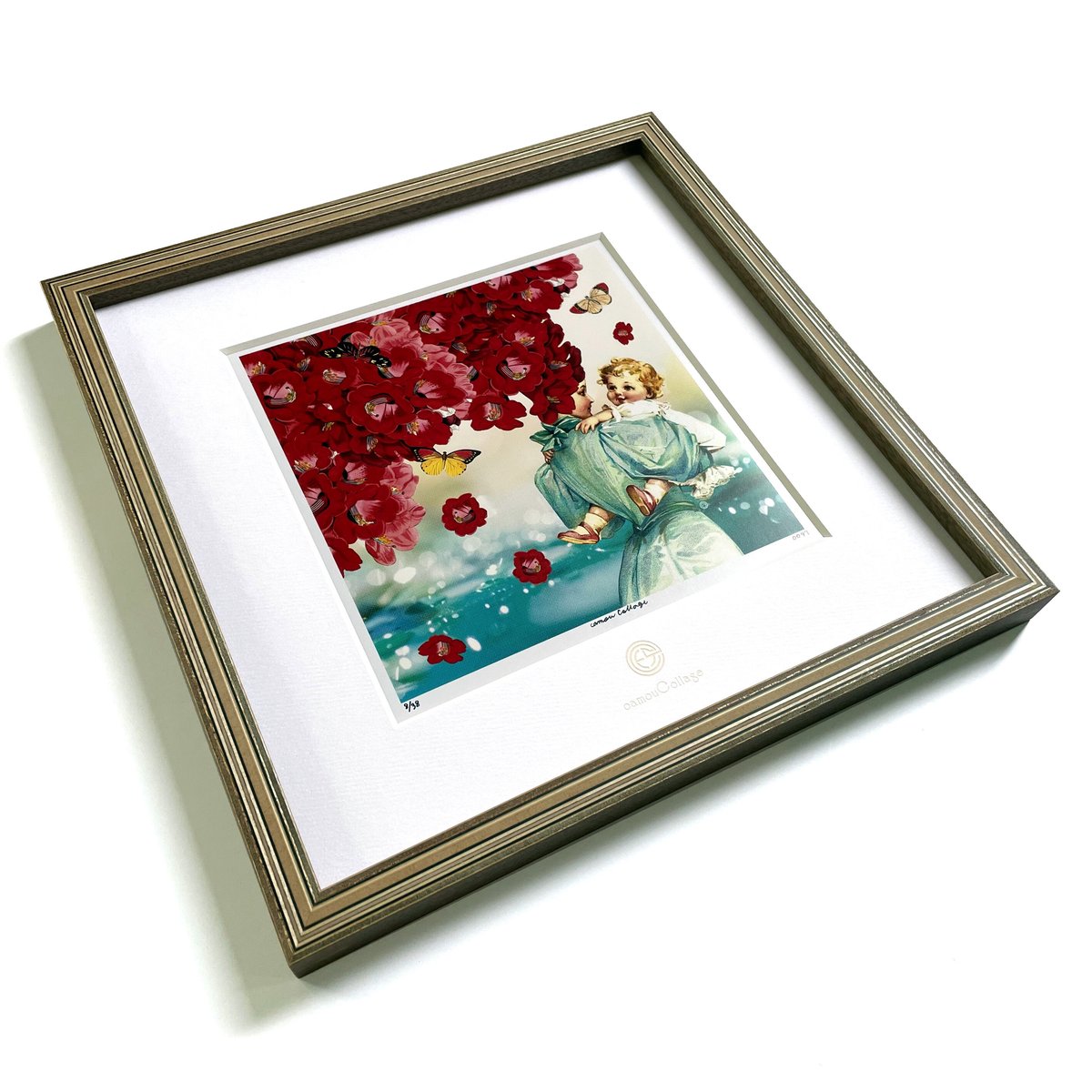 30角絵画用の額縁】木製額 茶色 | camouCollage