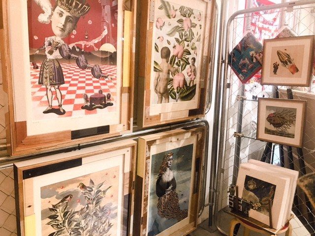 絵画 コラージュ コラージュ] animalor | エンペラーペンギン | 画家 絵師 OZ