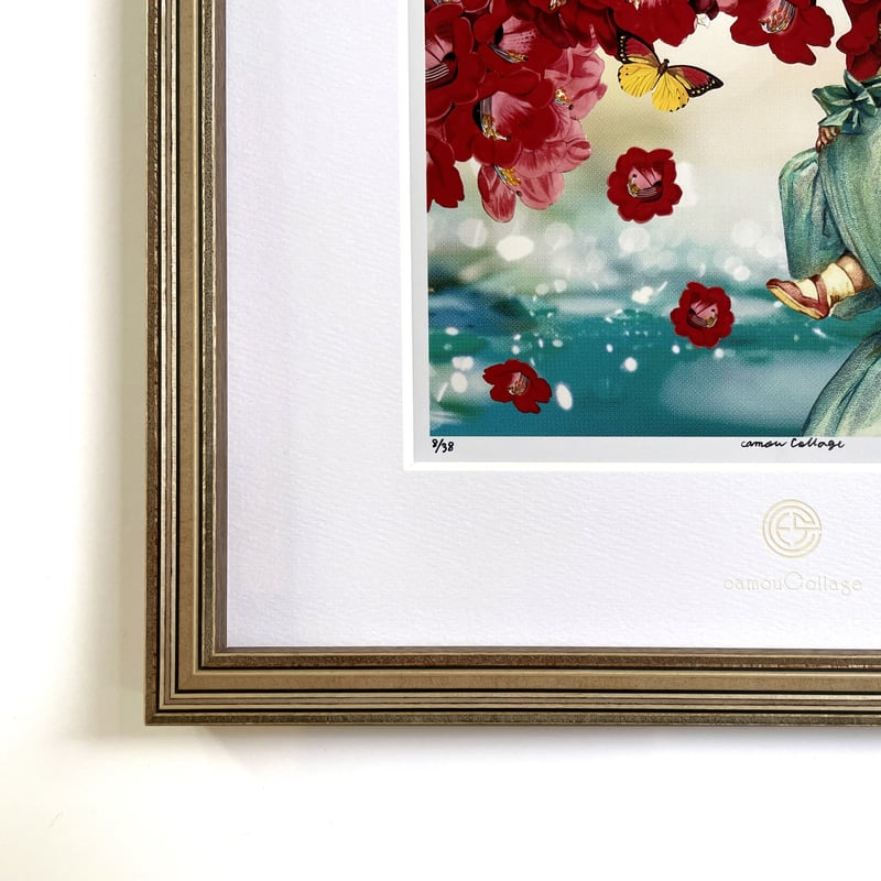 30角絵画用の額縁】木製額 茶色 | camouCollage