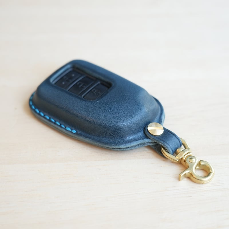 TOYOTA スマートキーケースⅣ ハイエース等 栃木レザー【名入れ