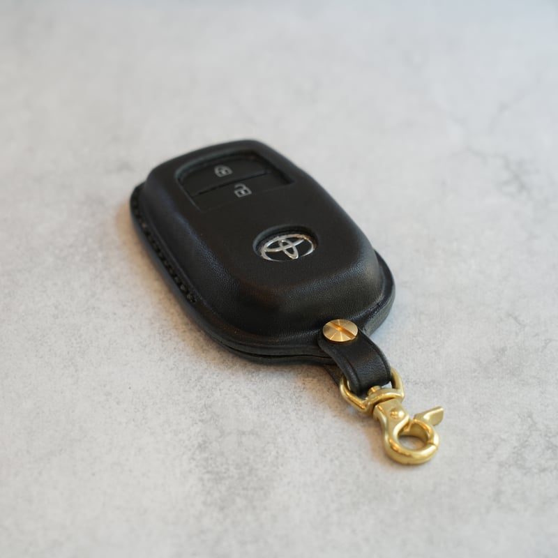 TOYOTA CELSIOR 黒 レザー キーケース TOYOTA CELSIOR 黒 レザー キーケース