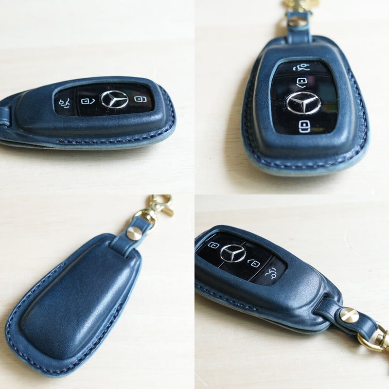 Benz ベンツ スマートキーケース 栃木レザー【名入れ無料