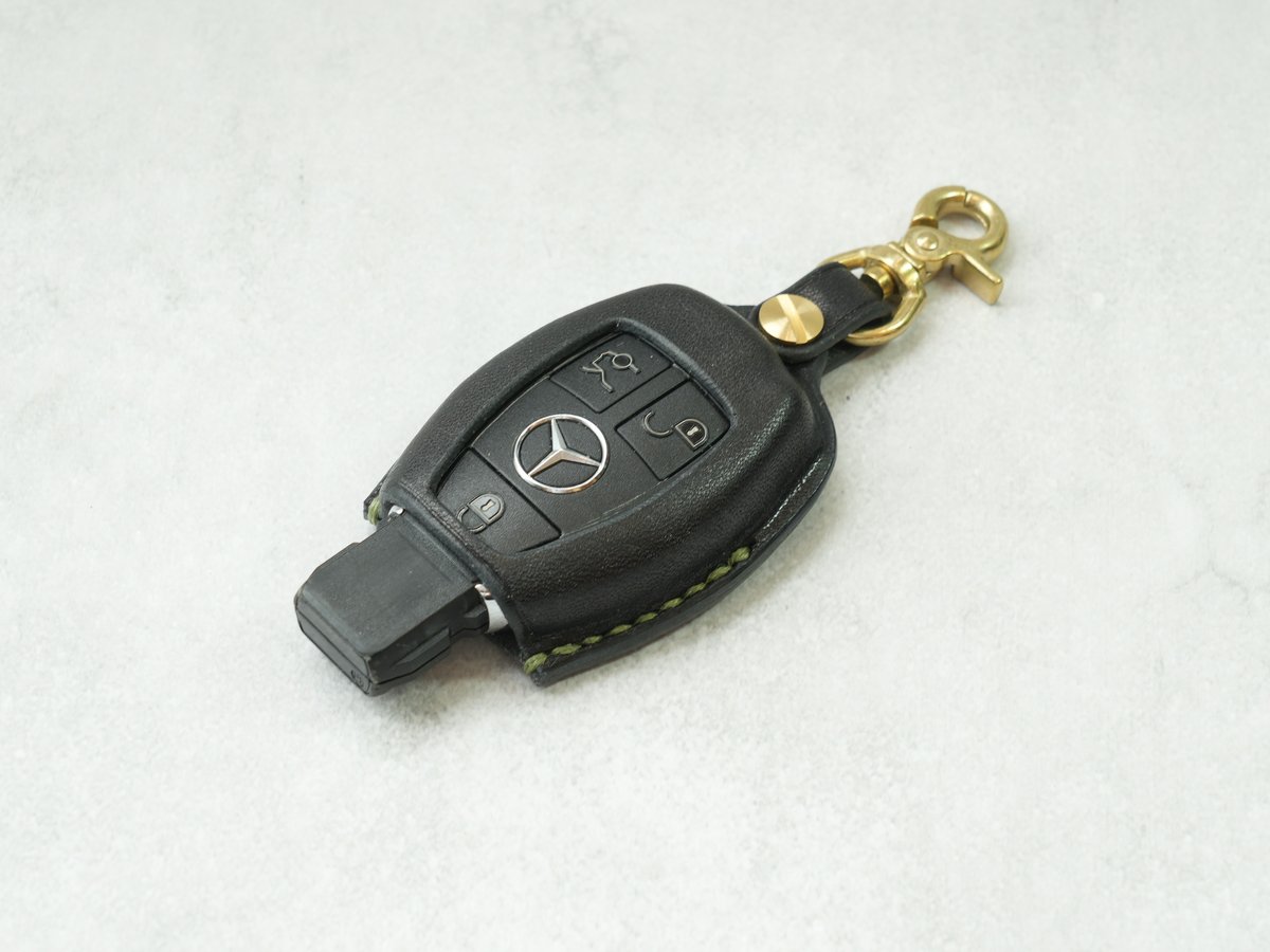 Benz ベンツ スマートキーケースⅡ 栃木レザー【名入れ無料・選べる革