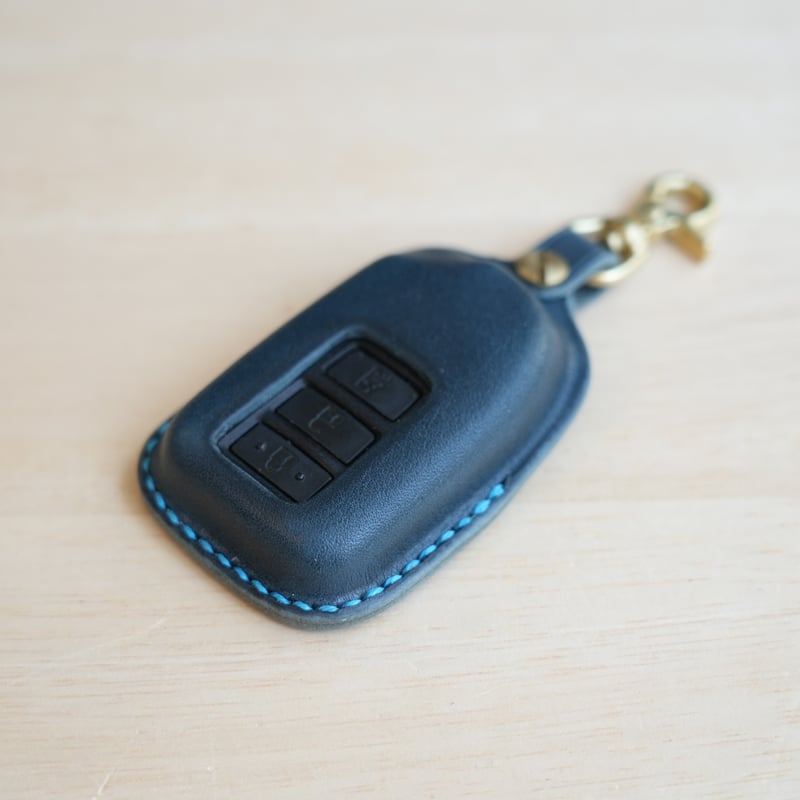 TOYOTA スマートキーケースⅣ ハイエース等 栃木レザー【名入れ