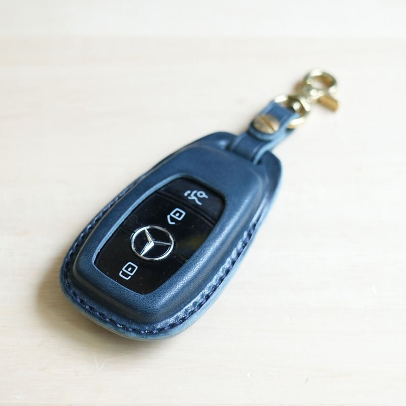 Benz ベンツ スマートキーケース 栃木レザー【名入れ無料