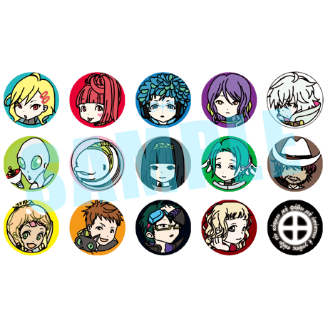 グノーシア 缶バッジ GUNOSIA 公式 GNOSIA - Badge (集合 キャラ缶バッジセット(15個セット
